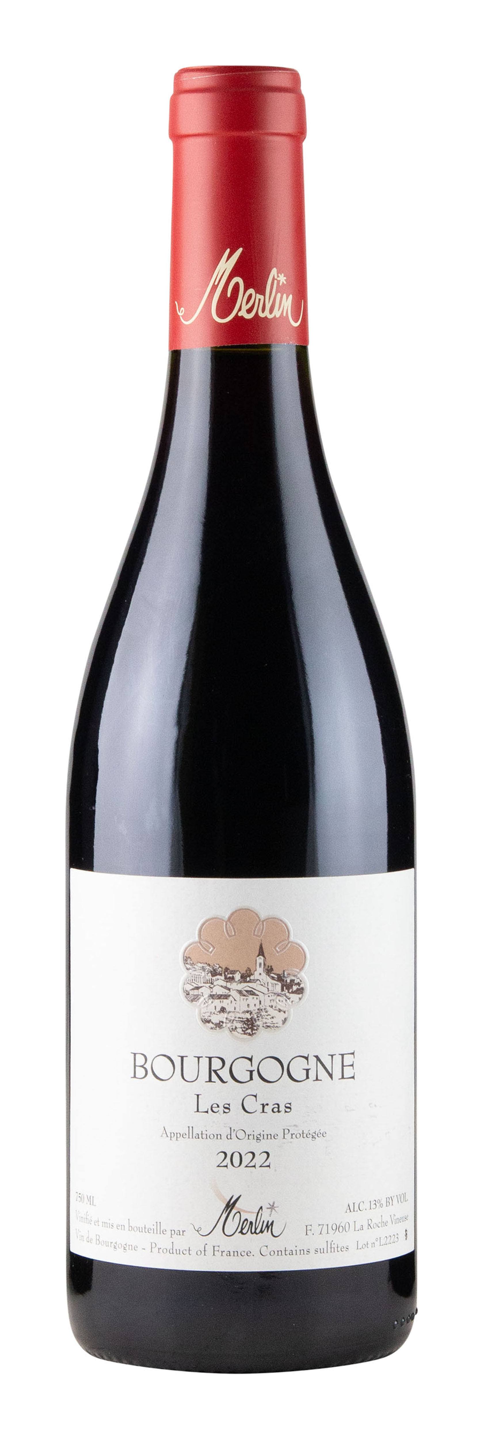 Merlin Bourgogne Rouge Les Cras 2022